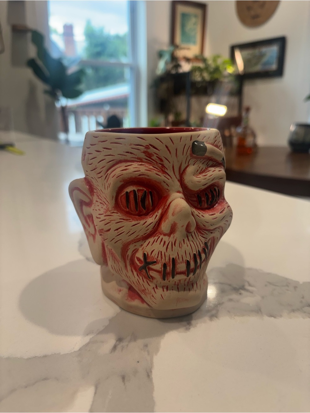 Disney Trader Sam’s Shrunken Head Ceramic Tiki Mug-Third Ed.